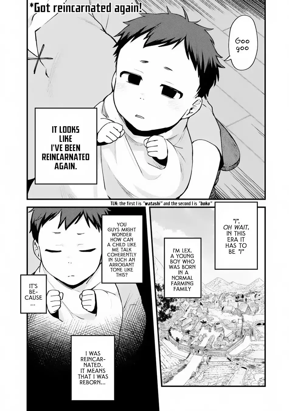 A Boy Who Has Been Reincarnated Twice Spends Peacefully as an S-Rank Adventurer, ~ I who was a Sage and a Hero of Previous World, Will Live in Peacefullness in the Next World~ - Chapter 1 - Page 2