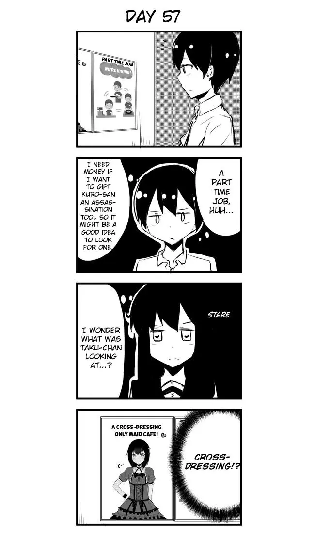 A Story About Wanting to Commit Suicide, but Its Scary So I Find a Yandere Girl to Kill Me, but After 100 days, I Somehow Got ○○ - Chapter 57 - Page 1