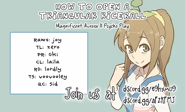 How to Open a Triangular Riceball - Chapter 36 - Page 20