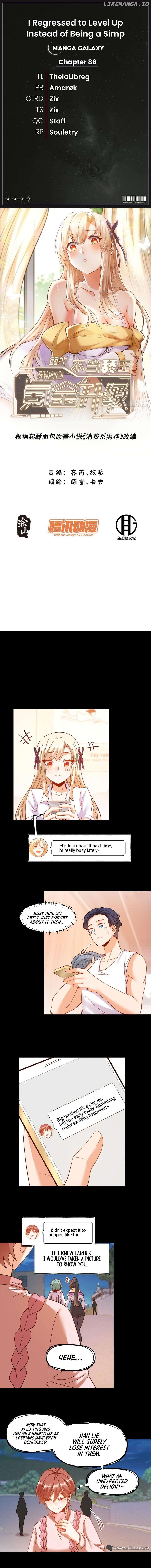I Regressed to Level Up Instead of Being a Simp - Chapter 86 - Page 1
