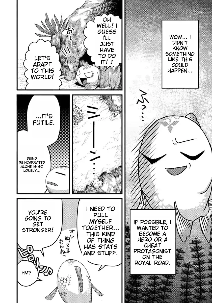 I was a small fish when I reincarnated, but I heard I can become a dragon, so I'll do my best - Chapter 1 - Page 13