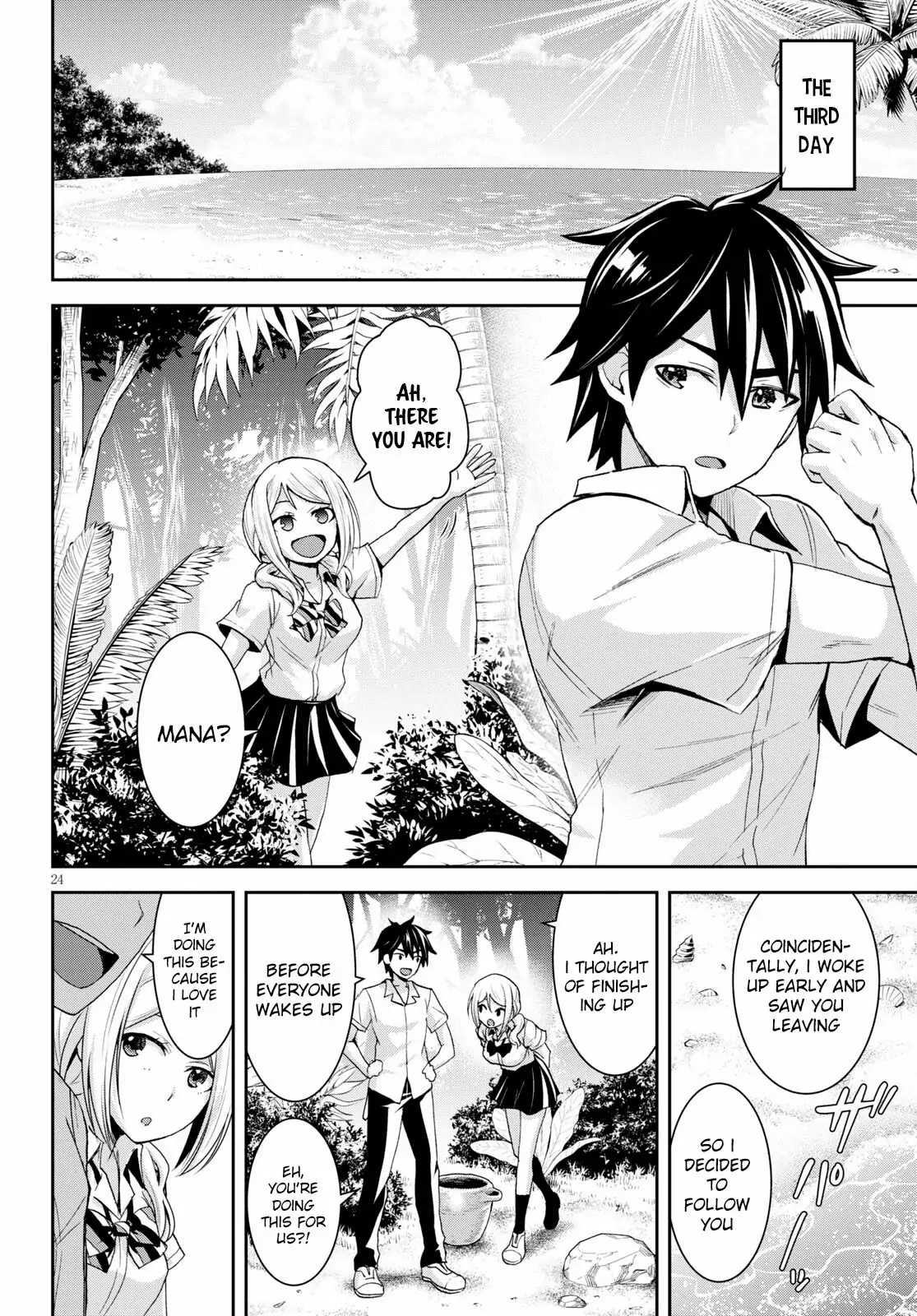 Survival life in a different world ~I moved to an uninhabited island in a different world with everyone at school, but I'm the only one who wins easily~ - Chapter 6 - Page 27