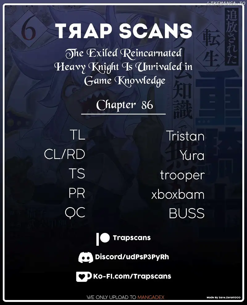The Exiled Reincarnated Heavy Knight Is Unrivaled In Game Knowledge - Chapter 86 - Page 1
