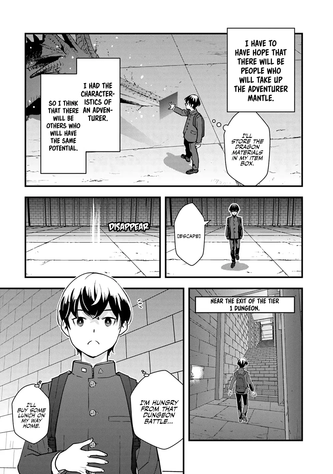 The hero returns from another world, becomes an influencer, and earns money in the real world, where dungeons have appeared! - Chapter 1 - Page 59